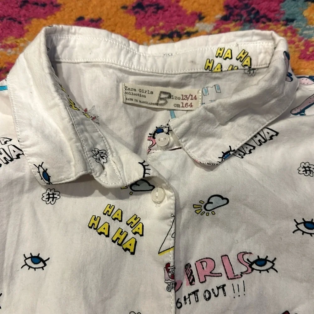 Zara Long Sleeve Button up